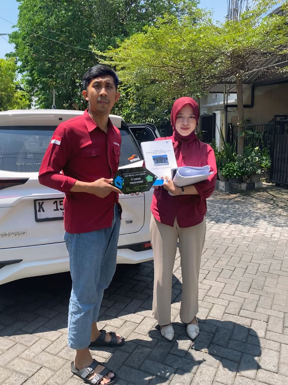 Penyerahan SLF PT Sandang Pangan Makmur sidoarjo
