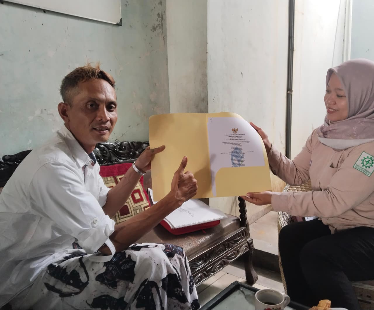 Penyerahan SLF pbg PT Anugerah Gas Pati