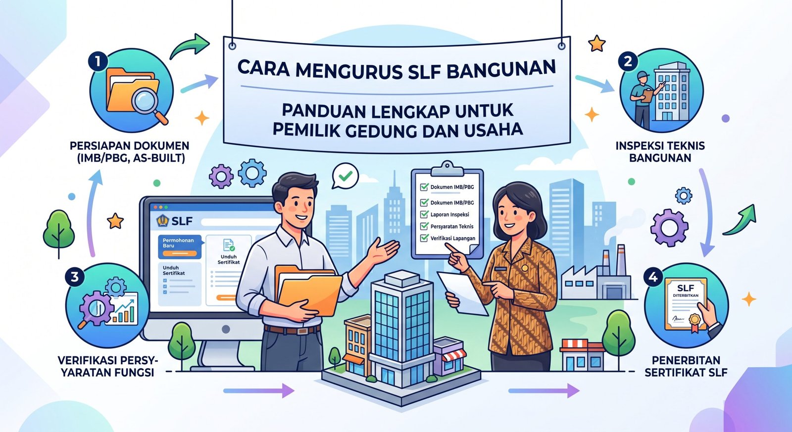 cara mengurus slf bangunan